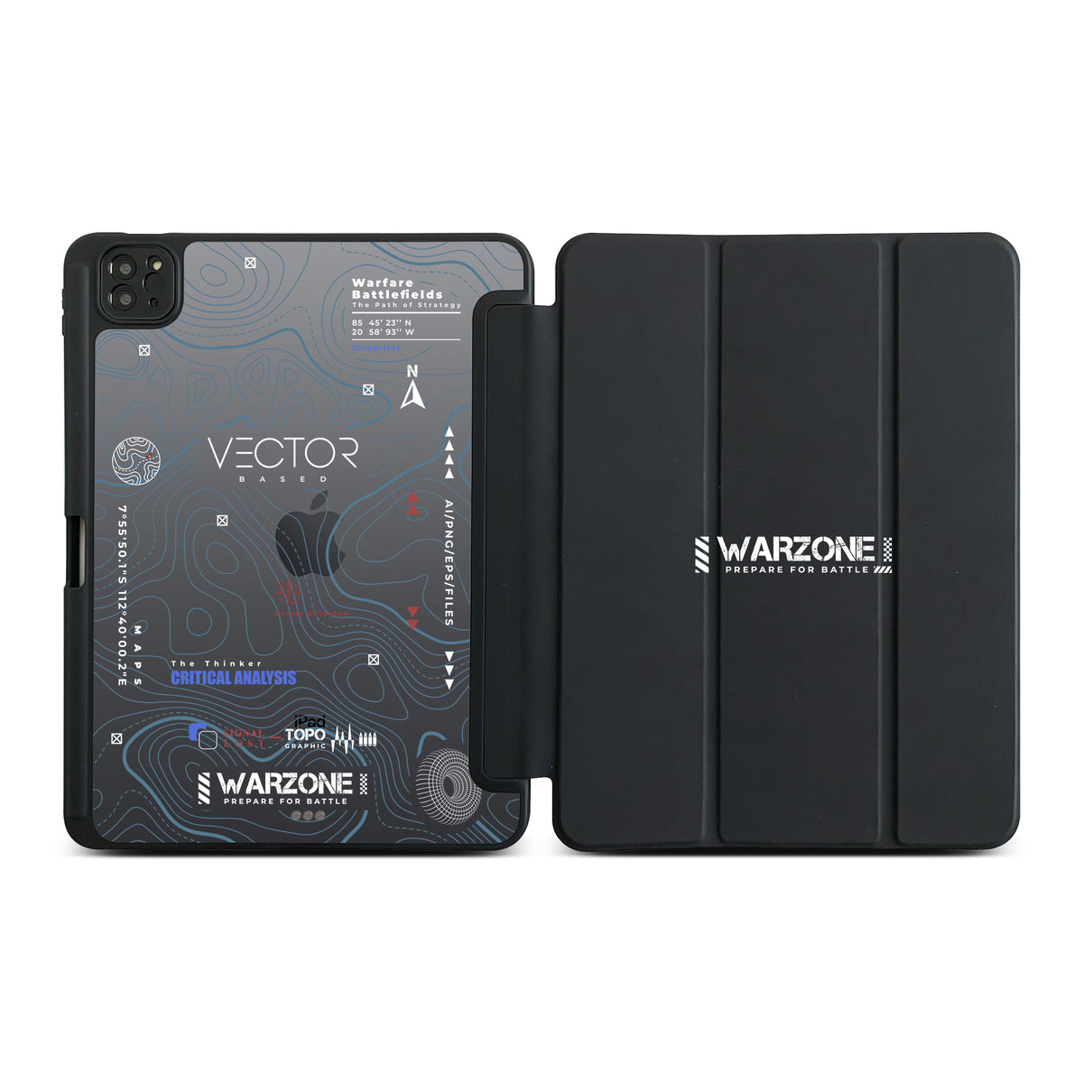 [Ready] Creative Battlefield Ipad Case / Case Flip Cover Ipad Pro 11 Black