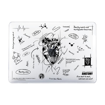 [Ready] Heart of Wellness Macbook Case / Case Macbook Frosted Pro 14 inch M2 M3 M4