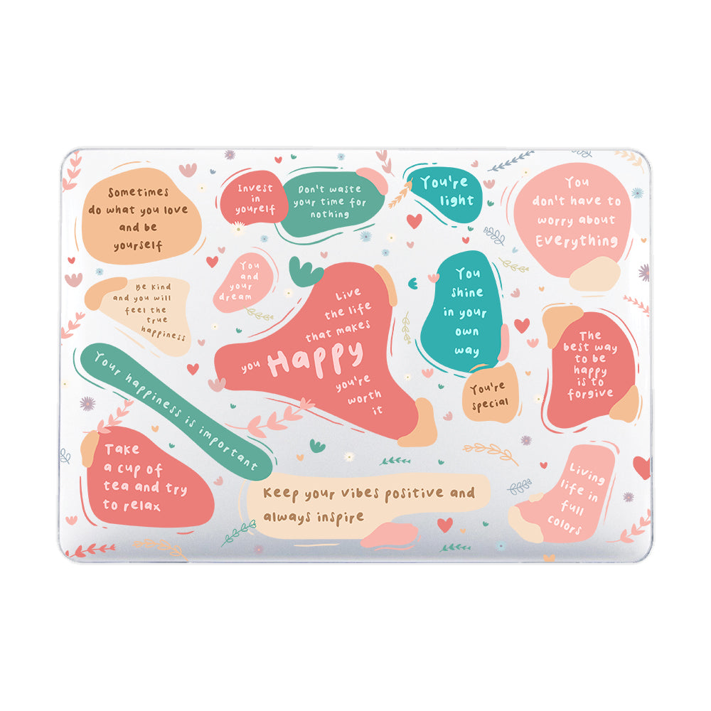Positive Though Macbook Case