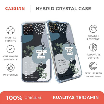 It's Ok To Not Feel Ok Hybrid Crystal Case - iPhone 16