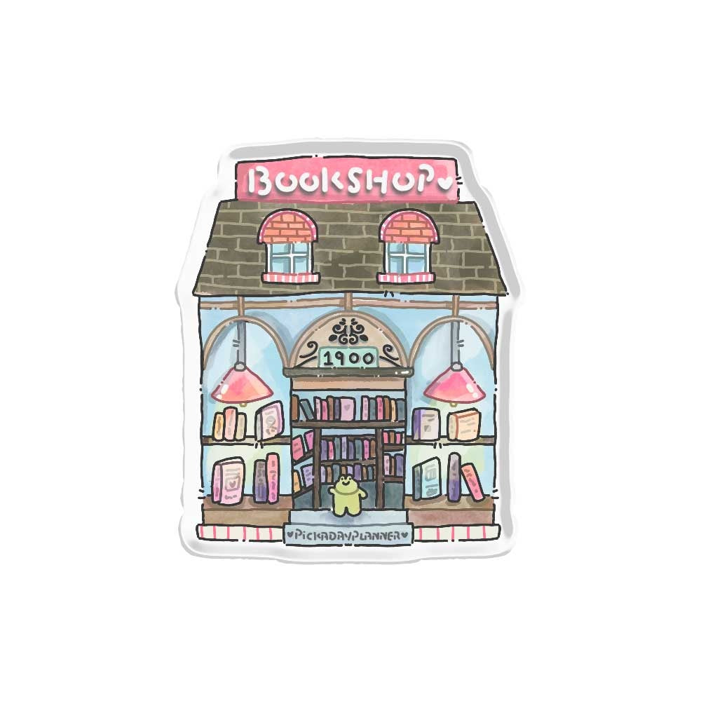 Bookshop Acrylic Popup Stand Magnetic Pop Up Stand - Clear