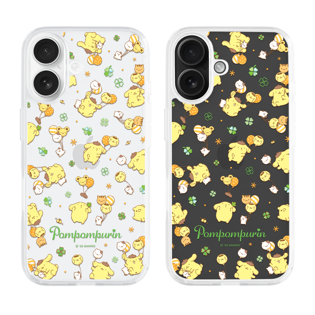 Clover Pop / Hybrid Crystal Case Samsung S24 / Glitter Clear