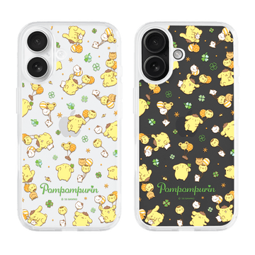 Clover Pop / Hybrid Crystal Case Samsung S24 / Glitter Clear