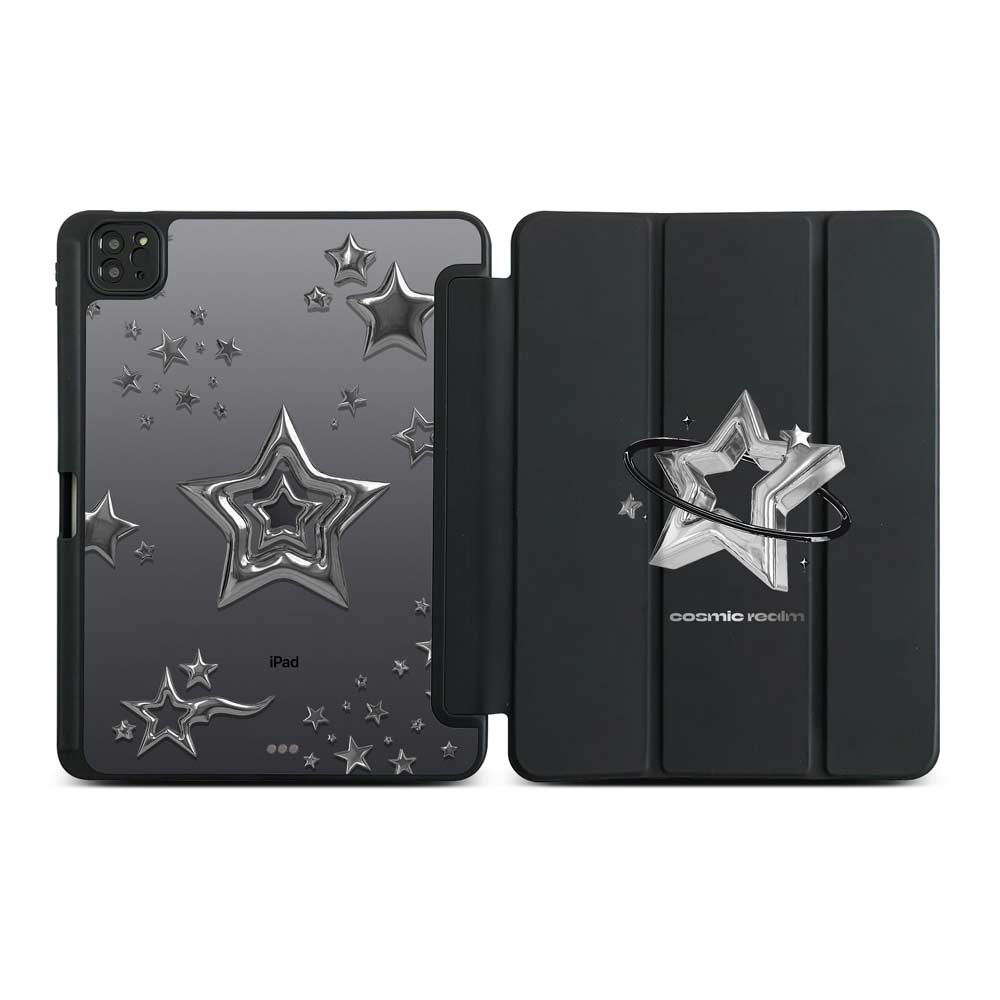 [Ready] Cosmic Space iPad Case / iPad Flip Cover Case Undetachable iPad 10 10.9 inch Black