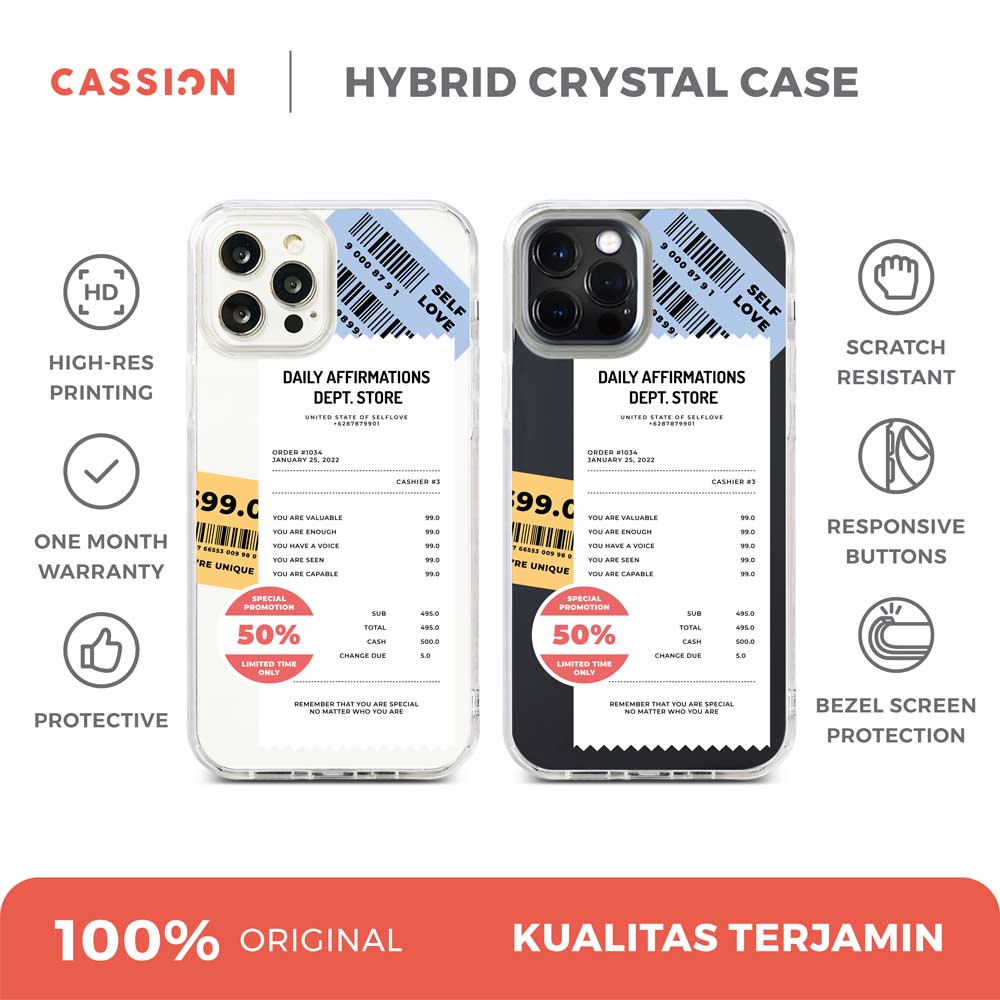 Daily Affirmations Dept Store Hybrid Crystal Case - iPhone 16 Pro