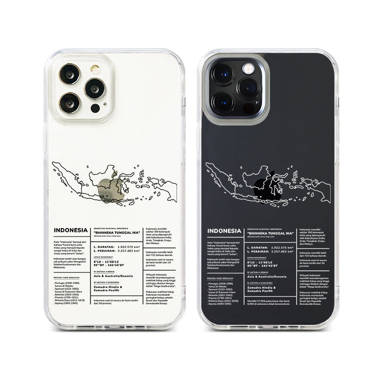 [Ready] Cassion Fakta Indonesia for iPhone Hybrid Crystal Case iPhone 13 Pro Max