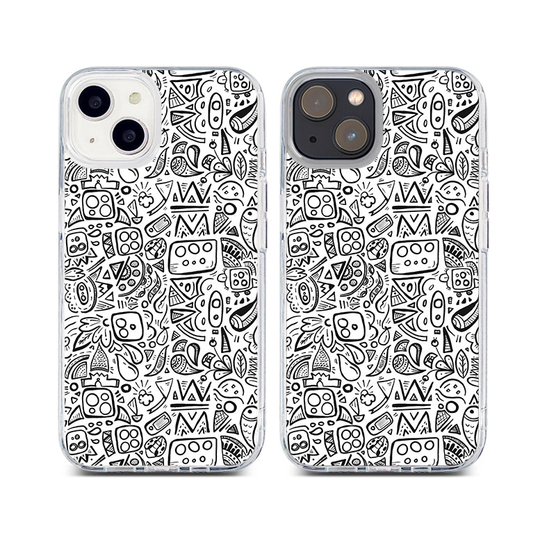 Signature Me by MSH Gadget Doodles / Hybrid Crystal Case Samsung A25