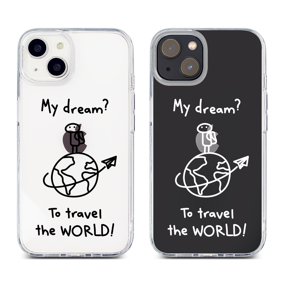 Globetrotter Dreams / Hybrid Crystal Magsafe iPhone 11 Pro