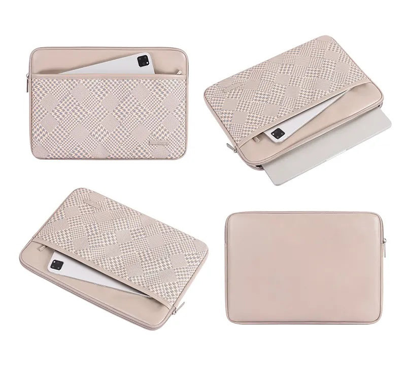 Elegance Grid Laptop Sleeve