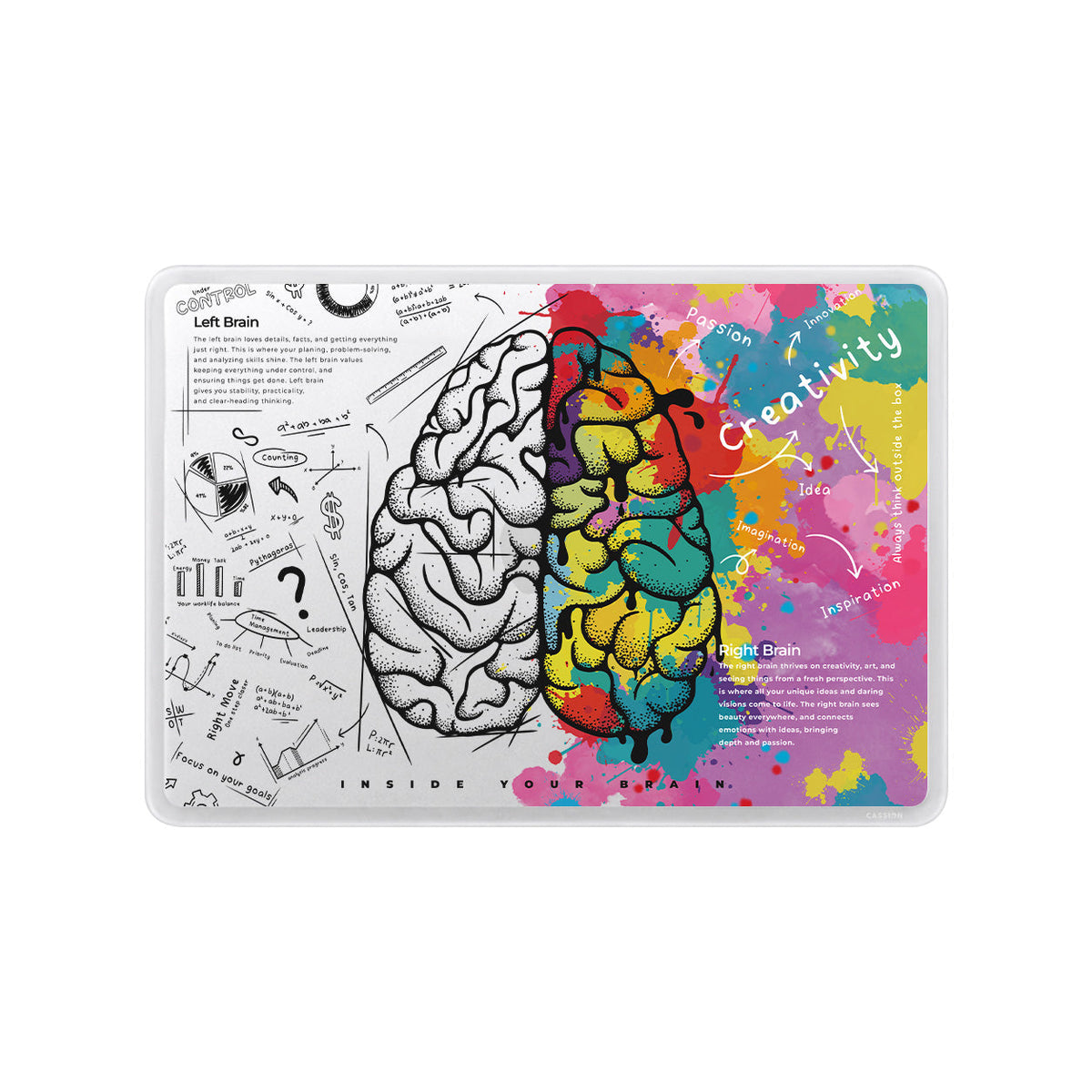 Inside Your Brain Macbook Case Case Macbook - Rubber Frosted Transparent / Pro 14 inch M2 M3 M4
