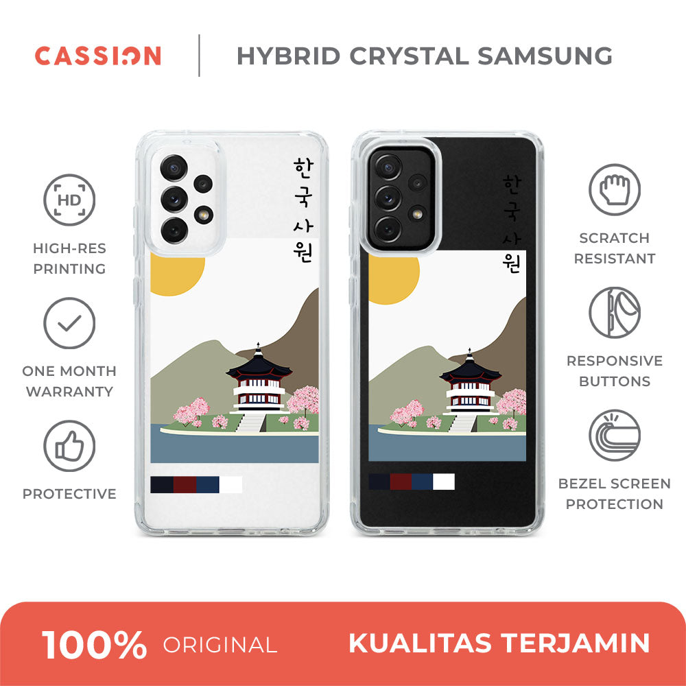 Korean Temple Hybrid Crystal Case - Samsung A52