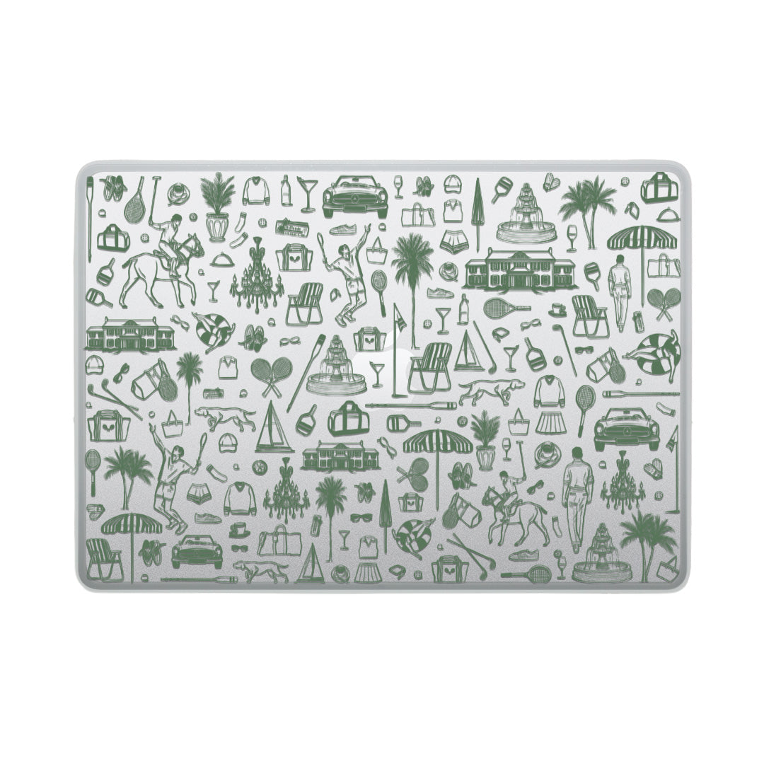 Clubhouse Society Macebook Case