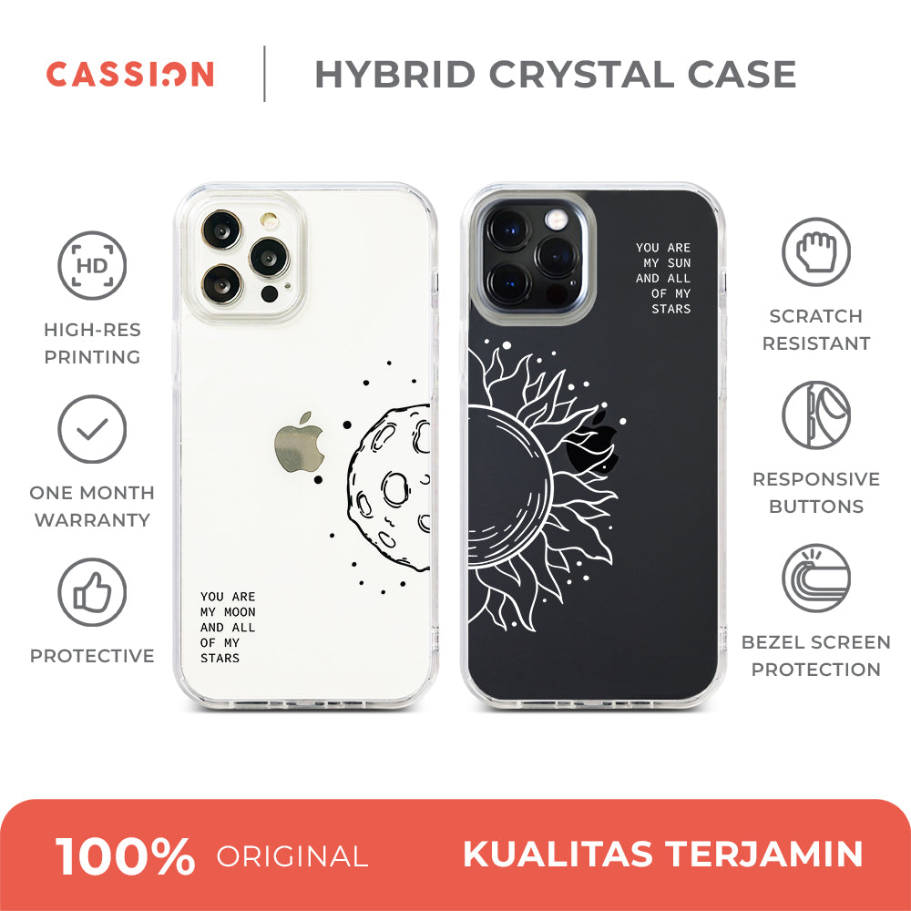 Moon and Sun CP02 - Sun Hybrid Crystal Case - iPhone 16 Pro