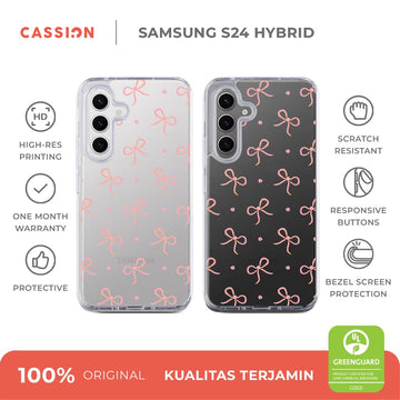Pretty Peachy Hybrid Crystal Case - Samsung S25