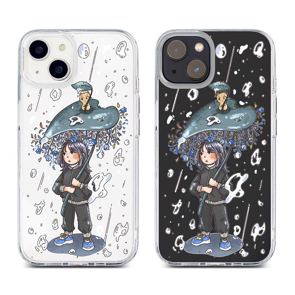 [Ready] Cassion Rainy Blue for iPhone Hybrid Crystal Case iPhone 7 Plus