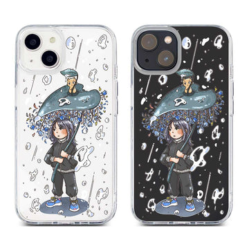 [Ready] Cassion Rainy Blue for iPhone Hybrid Crystal Case iPhone 7 Plus