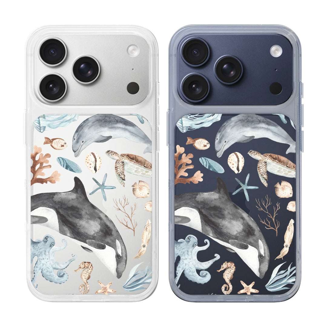 [Ready] Cassion Sea Dwellers for iPhone Hybrid Crystal Case iPhone 12 Mini