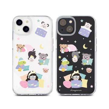 [Ready] Sleepover Hybrid Crystal Case iPhone 15 Pro Max / Black