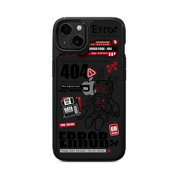 System Failure 404 / Hybrid Rubber Case V5 Samsung A56 Black