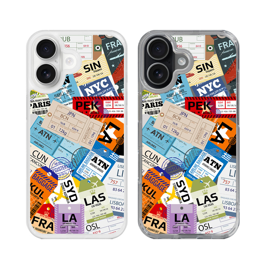Baggage Tag 02 Hybrid Crystal Case - iPhone 17