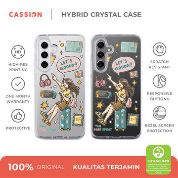 The Free Spirit Hybrid Crystal Case - Samsung S22 Ultra
