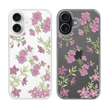 Violet Bloom Hybrid Crystal Magsafe - iPhone 17 Pro / v2
