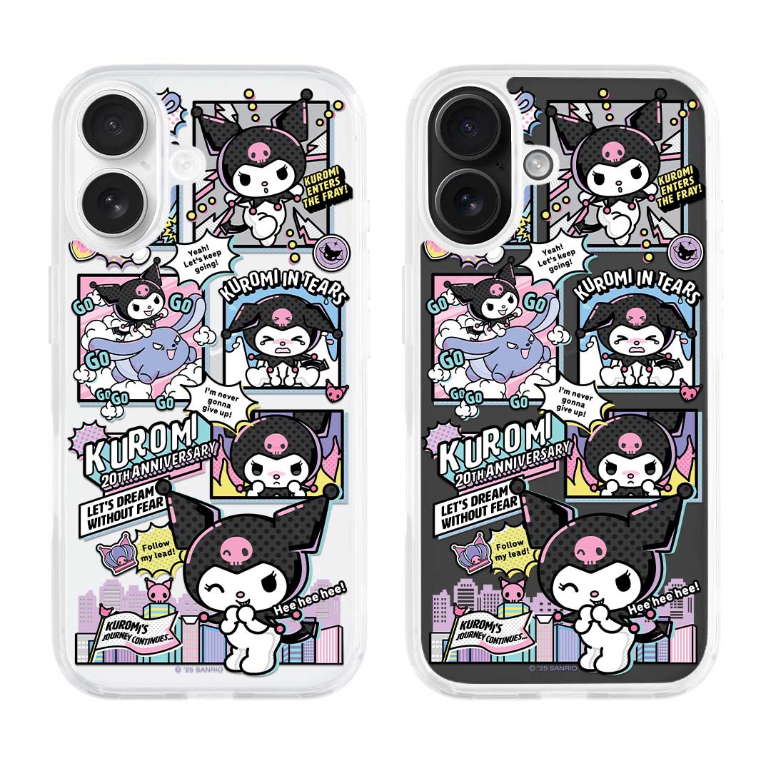 World of Kuromi / Hybrid Rubber Case V3 Samsung S23 Black