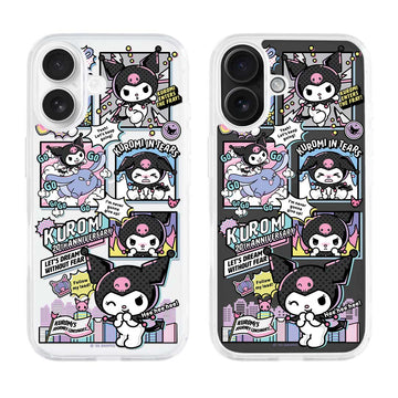 World of Kuromi / Hybrid Rubber Case V3 Samsung S23 Black