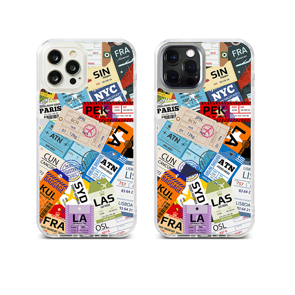 [READY] Baggage Tag 02 Hybrid Rubber Case iPhone 14 Pro Black