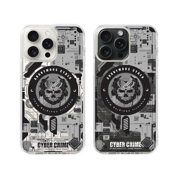 [READY] Cyber Crime Magsafe Case Hybrid Rubber Case iPhone 13 Black