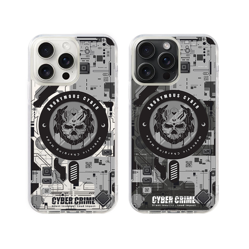 [READY] Cyber Crime Magsafe Case Hybrid Rubber Case iPhone 13 Black