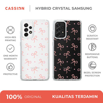 Pretty Peachy Hybrid Crystal Case - Samsung A55