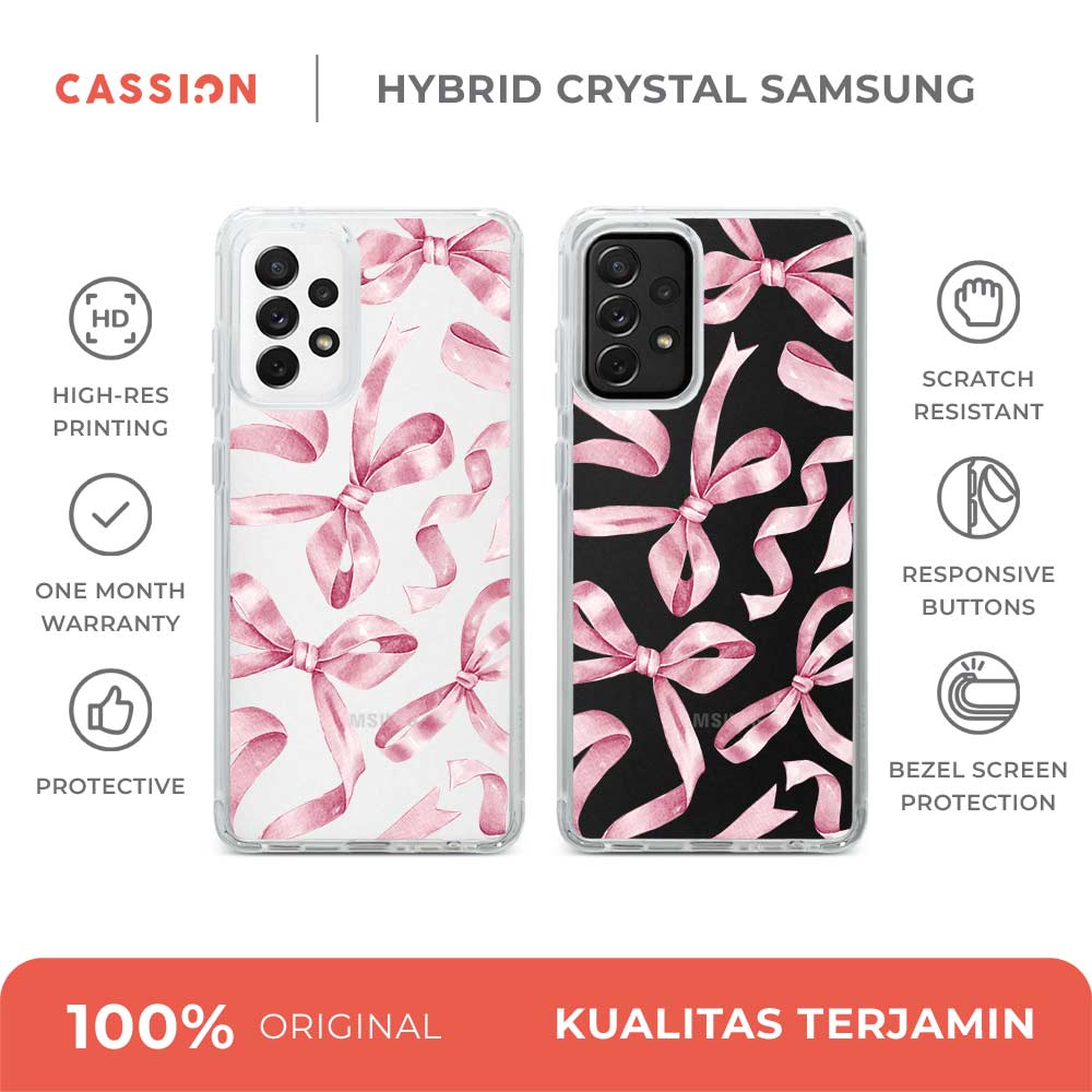 Tangled in Pink Hybrid Crystal Case - Samsung A56