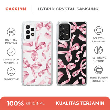 Tangled in Pink Hybrid Crystal Case - Samsung A56