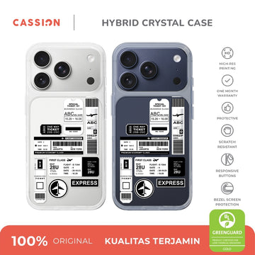 Boarding Passion Hybrid Crystal Case - iPhone 17 Pro Max