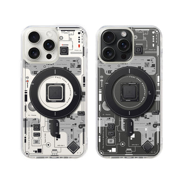 Internal Circuit Magsafe Case / Hybrid Crystal Case Samsung A56