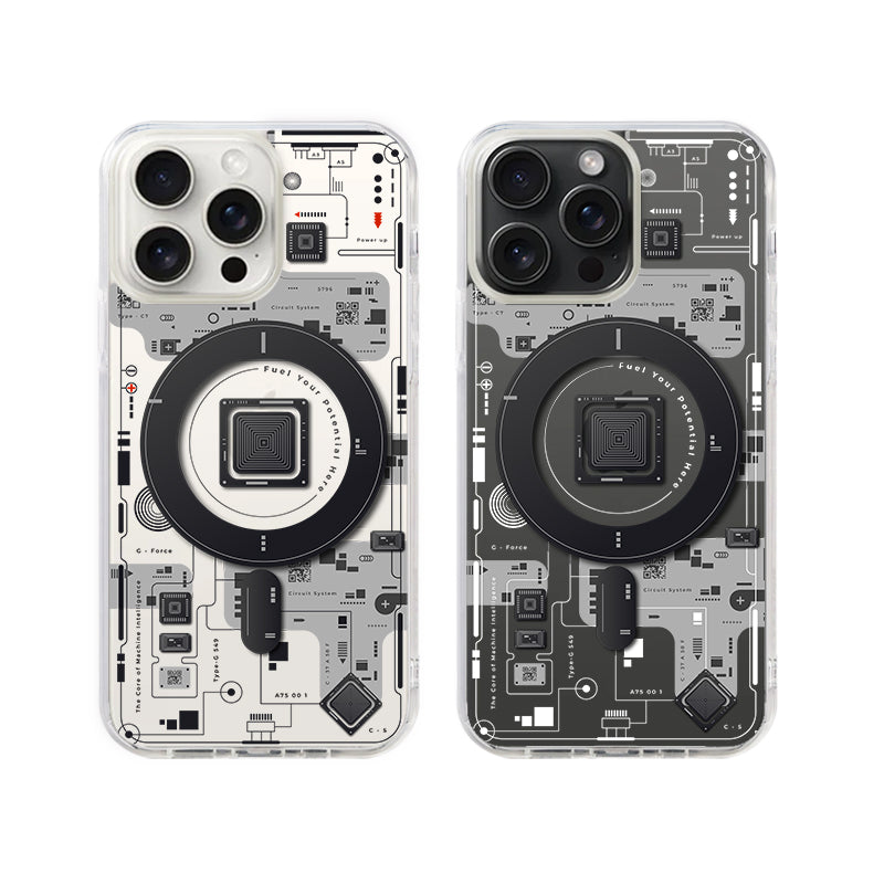 Internal Circuit Magsafe Case / Hybrid Crystal Case Samsung A56