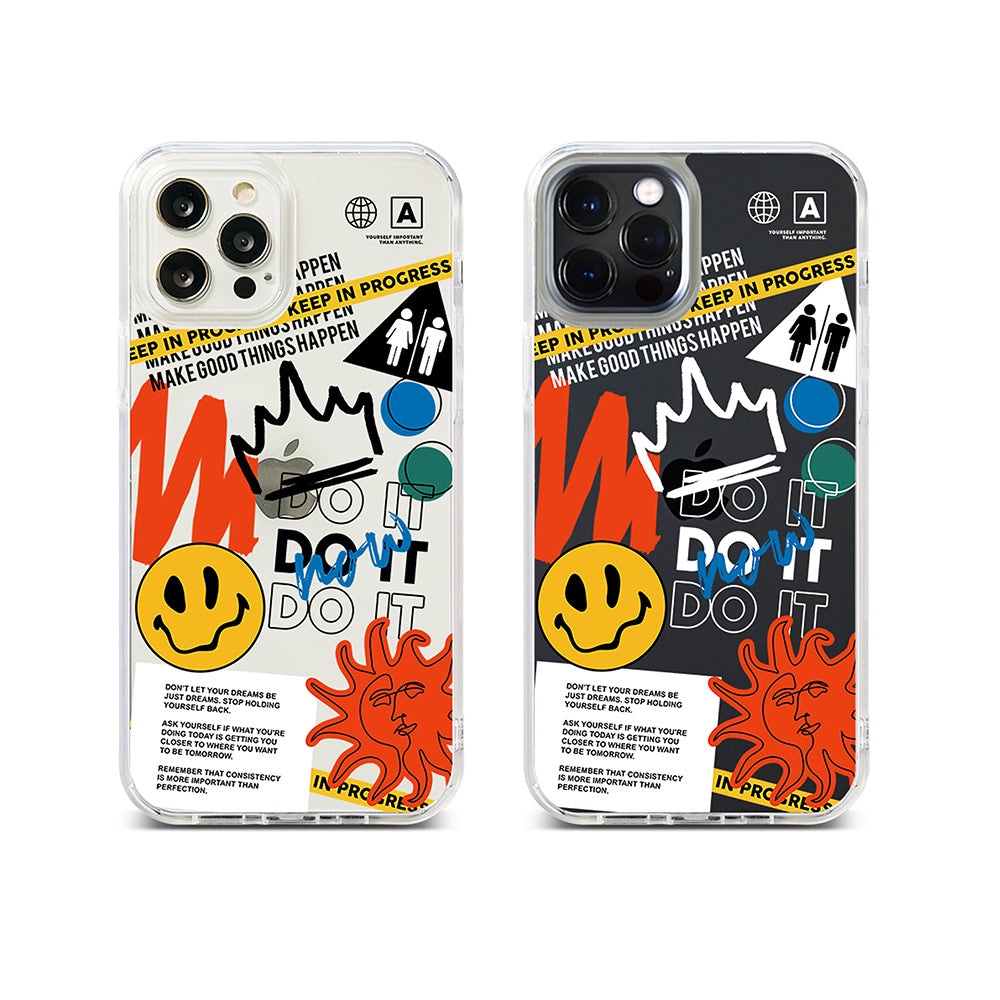 [READY] Do It Now Hybrid Crystal Case iPhone 14 Pro Max / Black
