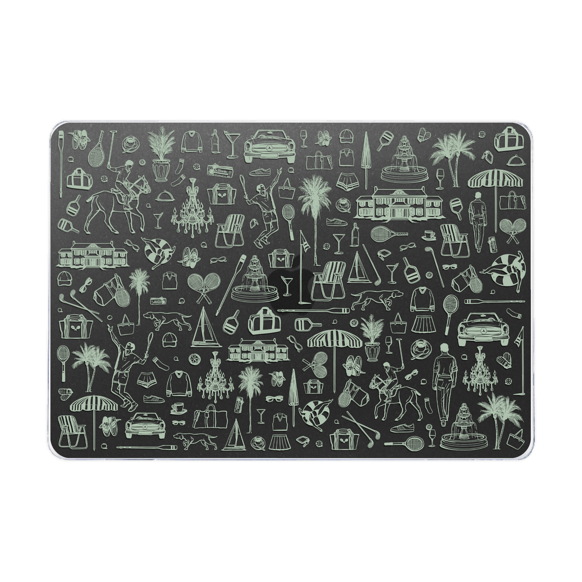 Clubhouse Society Macebook Case