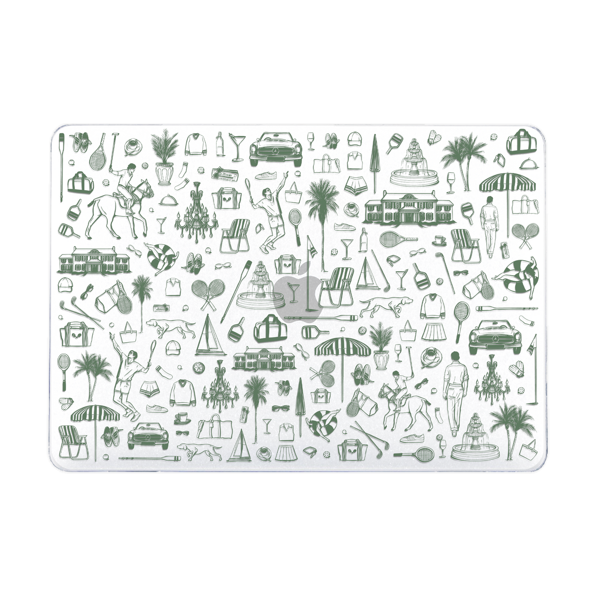 Clubhouse Society Macebook Case
