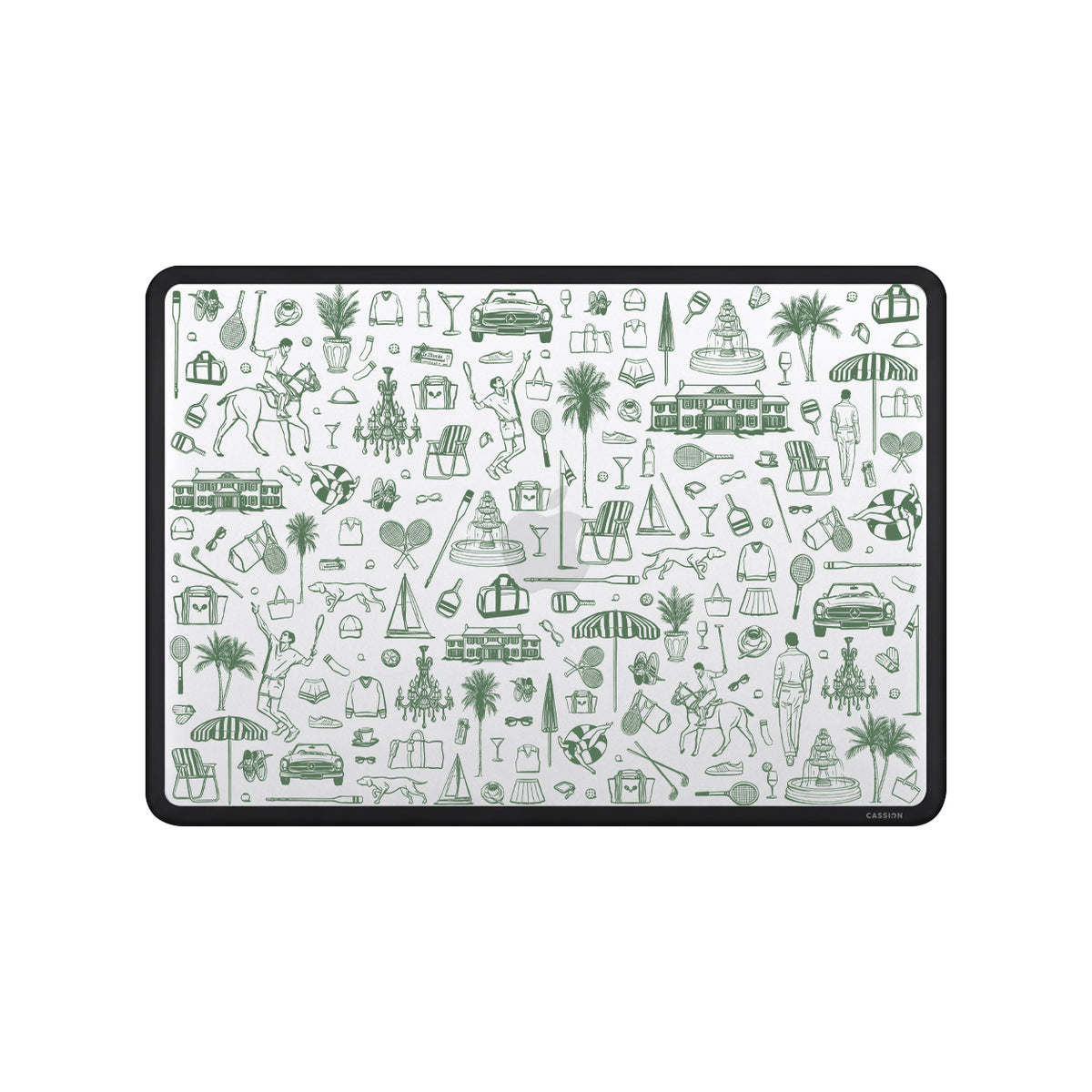Clubhouse Society Macebook Case