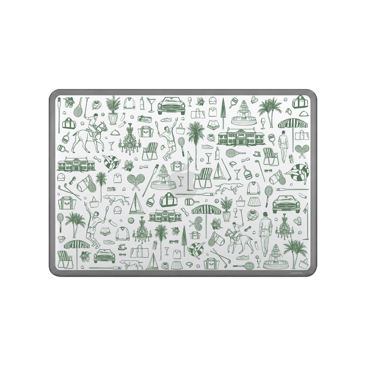 Clubhouse Society Macebook Case