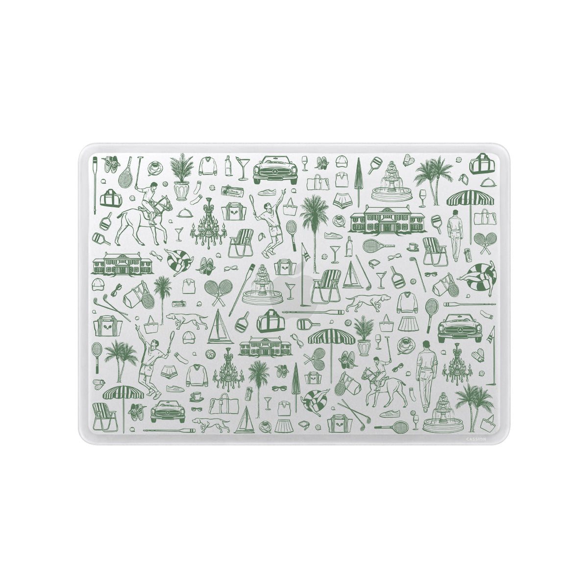 Clubhouse Society Macebook Case
