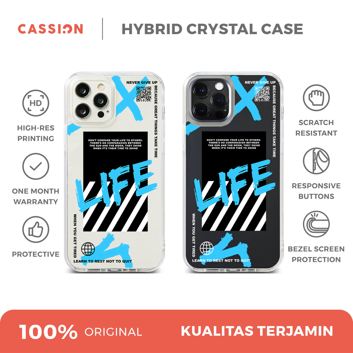 The Meaning Of Life Hybrid Crystal Case - iPhone 16 Pro