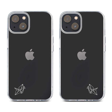 Paper Crane / Kiri / Hybrid Crystal Case iPhone 15 Pro Max