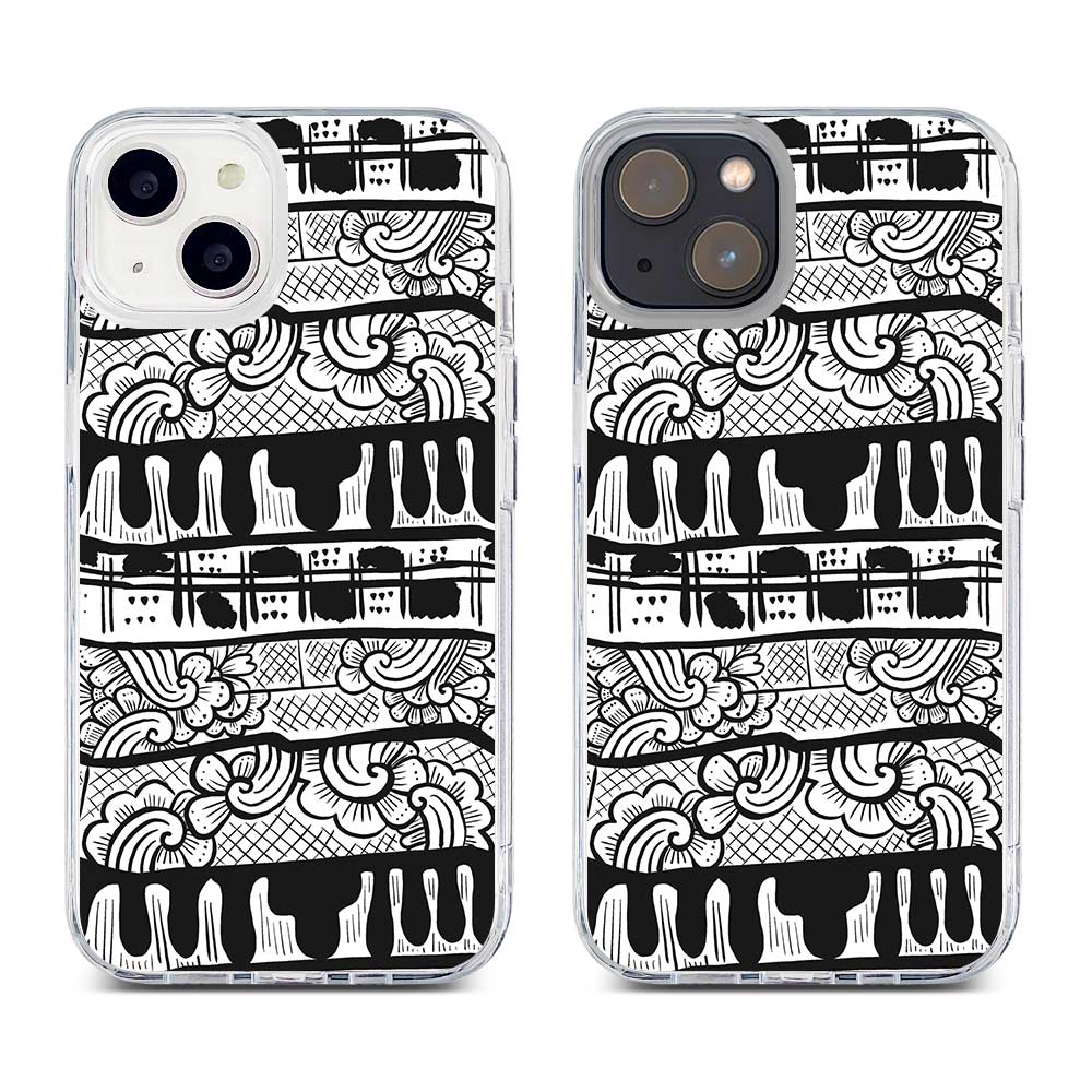 [Ready] Cassion Bli Bali Doodle Art by MSH for iPhone Hybrid Armor Rubber iPhone 14 Plus