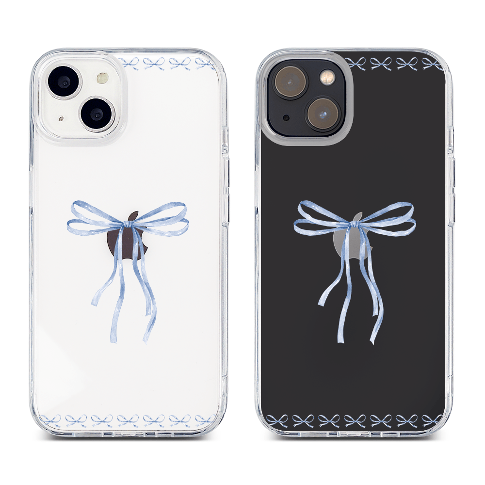 Blue Damselfly Ribbon / Hybrid Rubber Case V5 Samsung A55 Black