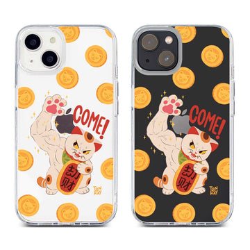 [Ready] Cassion Manekineko by Ton n Kay for Samsung Hybrid Crystal with Magsafe) iPhone 11 1