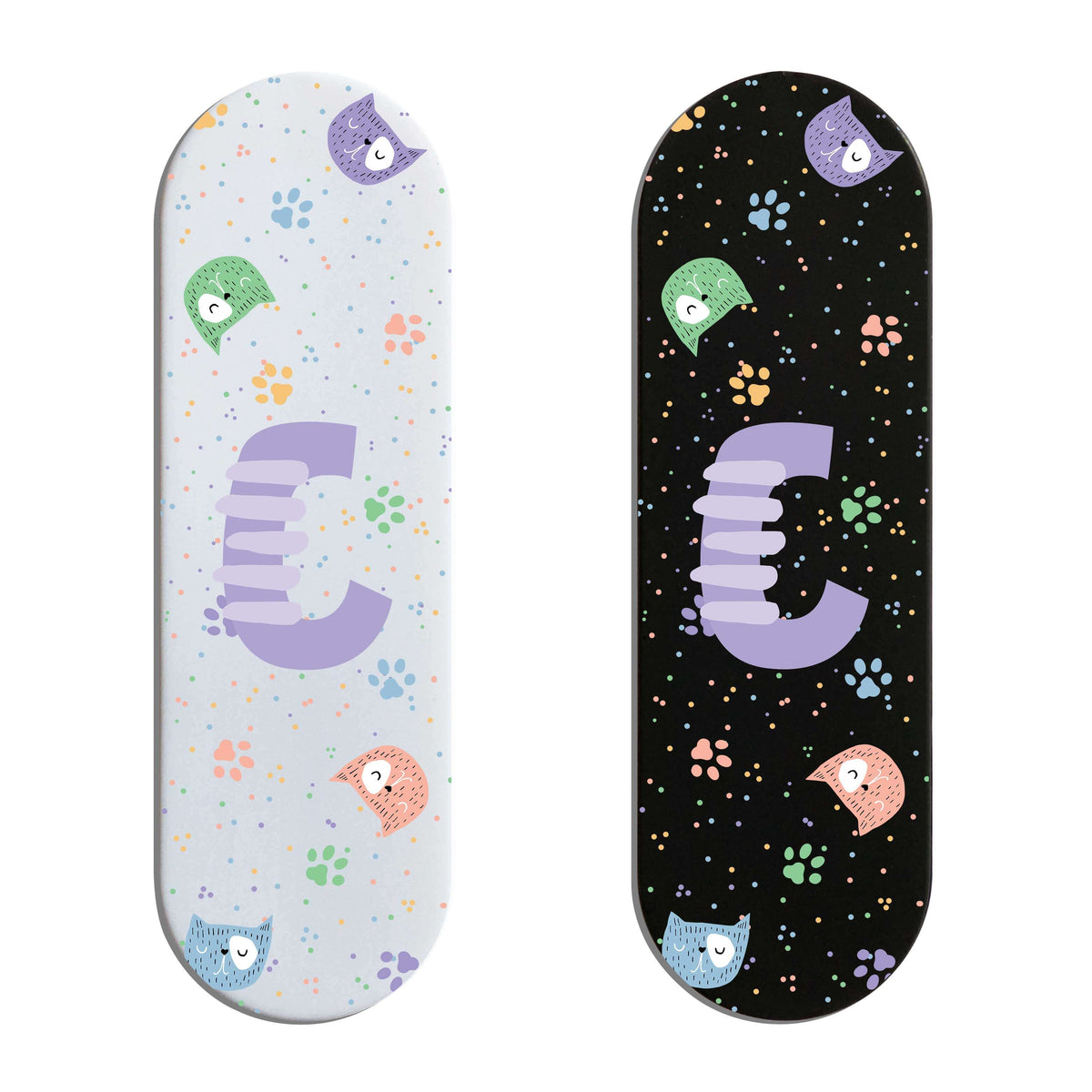 Cute Initials Finger Grip