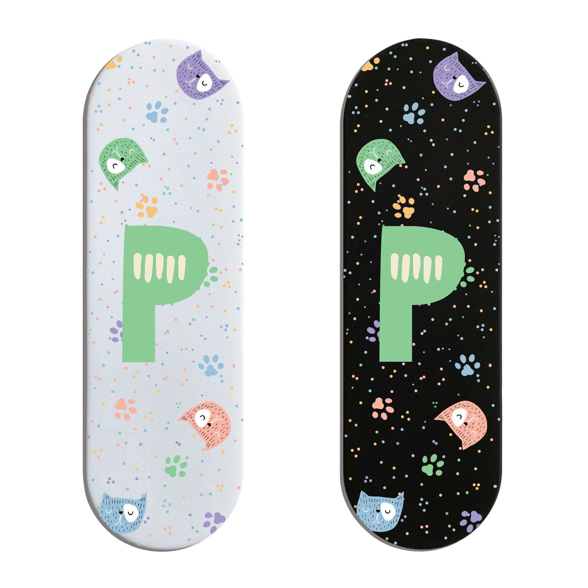 Cute Initials Finger Grip